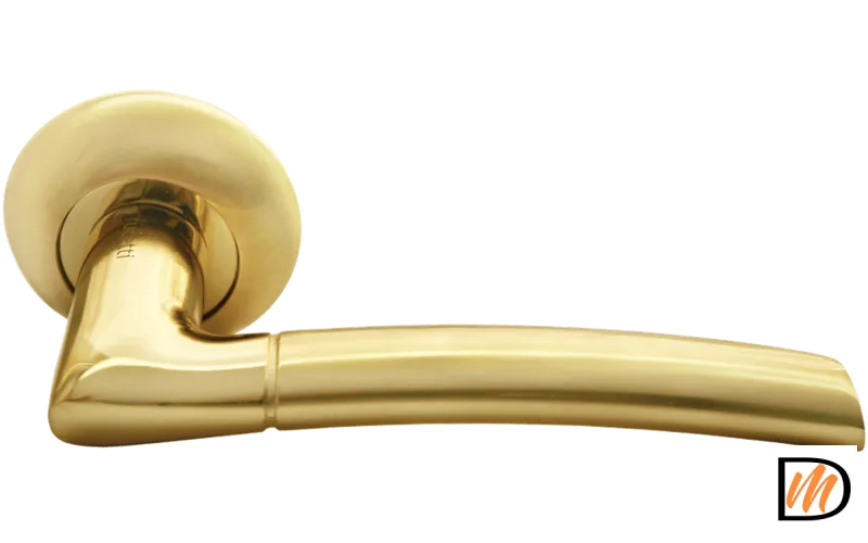 Ручка дверная RAP 6 золото матовое/золото  MSK-9008774