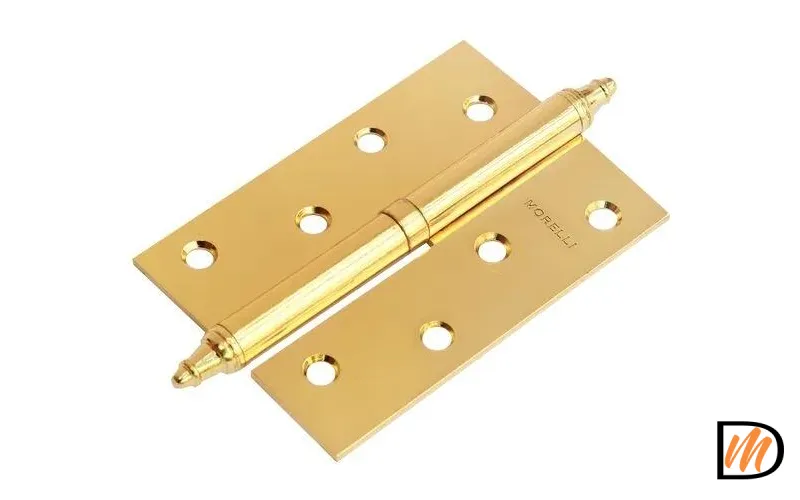 Петля стальная правая MS 100X70X2.5 золото  MSK-9008759