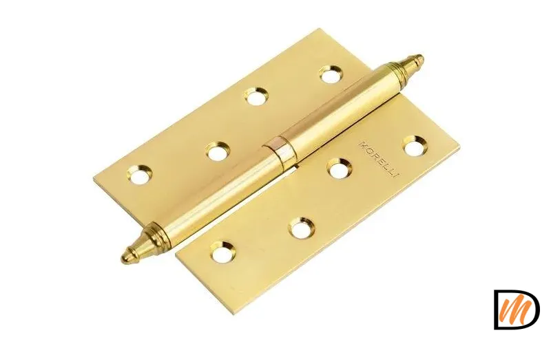 Петля стальная правая MS 100X70X2.5 золото матовое  MSK-9008891