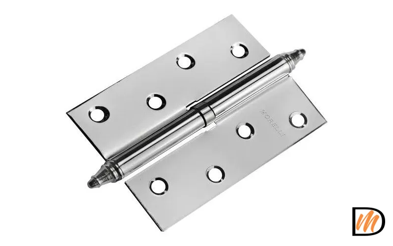 Петля стальная правая MS 100X70X2.5 хром  MSK-9008966