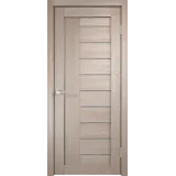 Дверное полотно Экошпон LINEA 3 600х2000 цвет Капучино стекло Мателюкс Левое/Правое VD013476