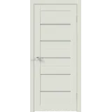 Дверное полотно Экошпон XLINE 15 600х2000 цвет Светло-серый Эмалит стекло Мателюкс Левое/Правое VD017587