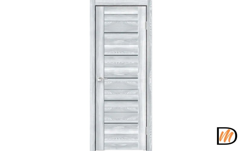 Дверное полотно Экошпон XLINE 15 700х2000 цвет Клён айс стекло Мателюкс Графит Левое/Правое VD017627