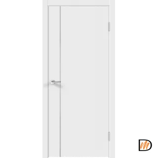 Дверное полотно Экошпон Galant M1 800х2000 цвет Белый Эмалит Левое/Правое VD023249