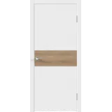 Дверное полотно Экошпон Galant DUO 3 600х2000 цвет Белый Эмалит Левое/Правое VD023263