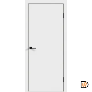 Дверное полотно Экошпон Galant глухое 600х2000 цвет Белый Эмалит Левое/Правое VD024690