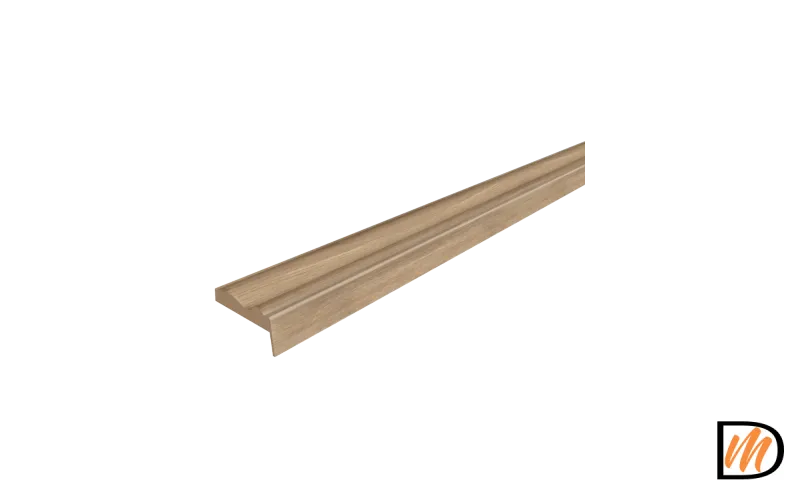 Наличник Волна телескопический Экошпон цвет Дуб Европейский 80х35х2200  VD063886