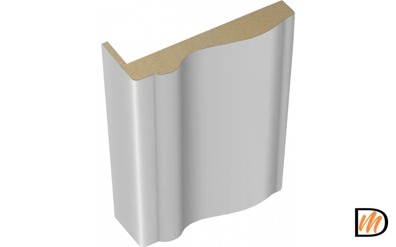 Наличник Волна телескопический Экошпон цвет Серый Эмалит 80х35х2440  VD064638