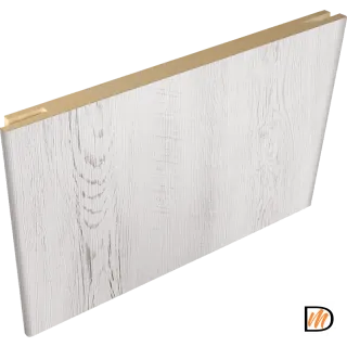 Добор телескопический Экошпон цвет Санторини белый 150х 8х2150  VD065339