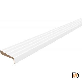 Наличник фигурный Экошпон цвет Белый Эмалит 80х35х2440  VD066853