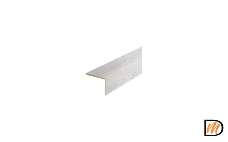 Наличник телескопический L 8мм Экошпон цвет Санторини белый 70х70х2440  VD067674