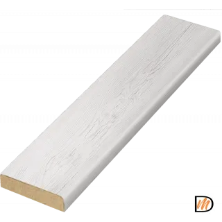 Нащельник Экошпон цвет Санторини белый 30х 8х2400  VD067692