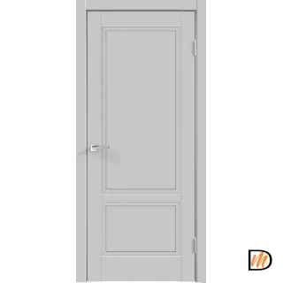Дверное полотно Эмаль SCANDI 2P 600х2000 цвет Светло-серый Левое/Правое VD1002099