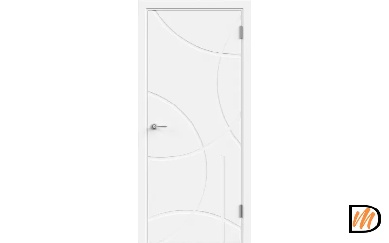Дверное полотно Эмаль FUSION 1 800х2000 цвет Белый Левое/Правое VD1002662