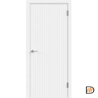 Дверное полотно Эмаль Scandi 3D 5 700х2000 цвет Белый Левое/Правое VD1004281