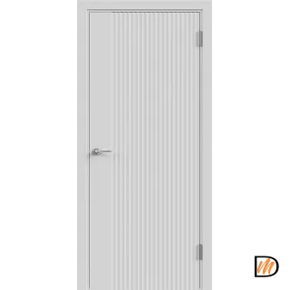 Дверное полотно Эмаль Scandi 3D 2 800х2000 цвет Светло-серый Левое/Правое VD1005102