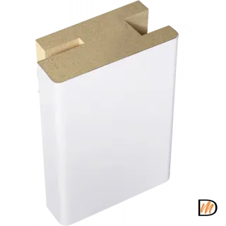 Профиль стыковочный добор-наличник Эмаль цвет Светло-серый 50х24х2400  VD1010300