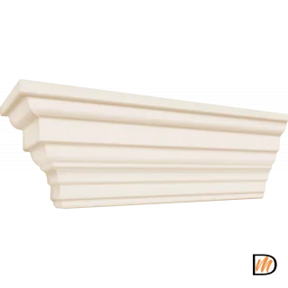 Погонаж Карниз Эмаль цвет Слоновая кость 1495 (1200)  VD1010213