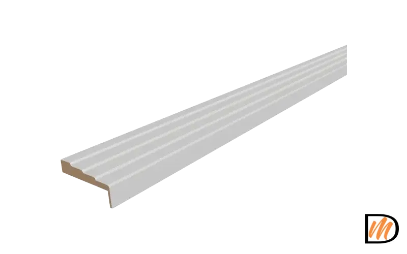 Наличник фигурный Эмаль цвет Светло-серый 80х35х2200  VD1011045