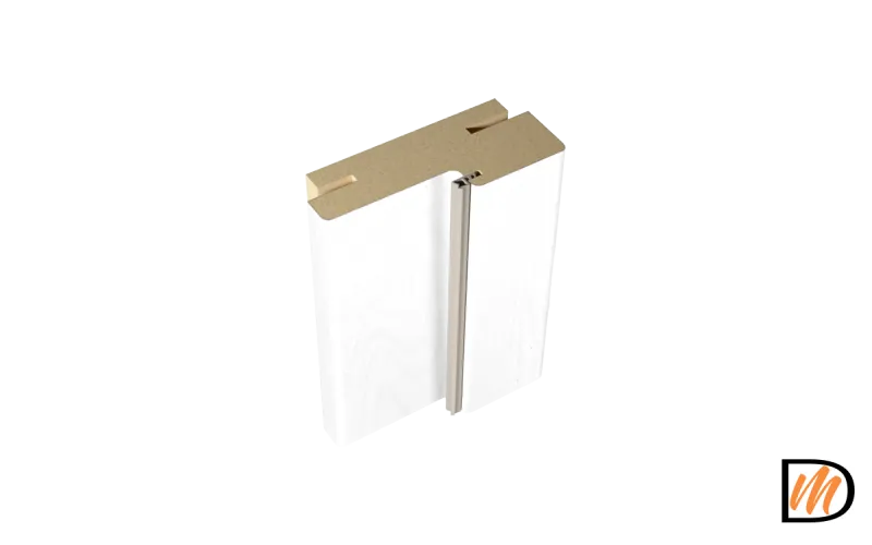 Коробка 80х38 SoftTouch цвет Ясень белый структурный 2 стойки и перекладина 1000мм Левое/Правое VD1020431