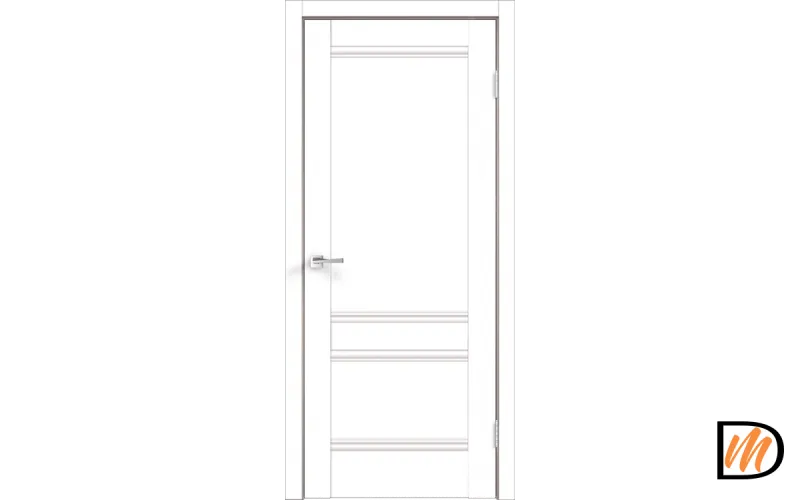 Дверное полотно Экошпон ALTO 20 2P 600х2000 цвет Белый Эмалит Левое/Правое VD811281
