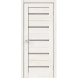 Дверное полотно ECO FLEX CITY 7 600х2000 Цвет Дуб Бьянко стекло Мателюкс Левое/Правое VD1040398