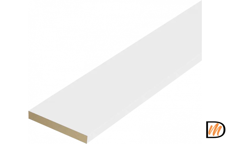 Наличник плоский Полипропилен цвет Белый 70х10х2200  VD1210051