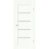 Дверное полотно EMALUX STYLE 1 со стеклом 700х2000 цвет Белый Опал стекло Мателюкс Графит Левое/Правое VD1290022