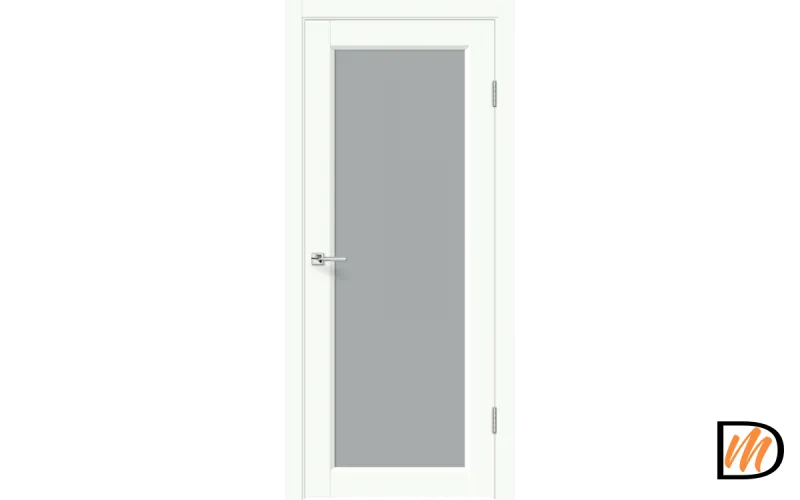 Дверное полотно EMALUX STYLE 3 4V 900х2000 цвет Белый Опал стекло закаленное матовое Левое/Правое VD1291502