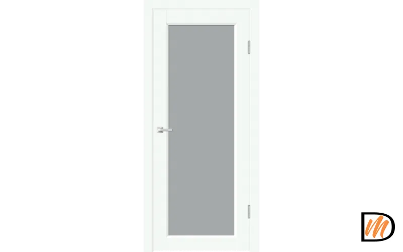 Дверное полотно EMALUX STYLE 3 4V 800х2000 цвет Эльбрус стекло закаленное матовое Левое/Правое VD1291677