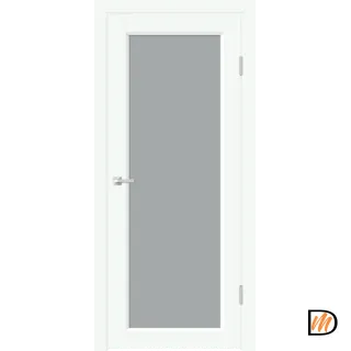 Дверное полотно EMALUX STYLE 3 4V 900х2000 цвет Эльбрус стекло калёное матовое Левое/Правое VD1291678