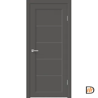 Дверное полотно EMALUX STYLE 1 со стеклом 900х2000 цвет Феникс стекло Мателюкс Графит Левое/Правое VD1291880