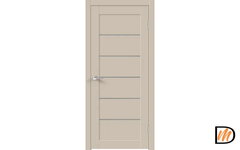 Дверное полотно EMALUX LINEA 1 700х2000 цвет Кварцит стекло Мателюкс Левое/Правое VD1292791