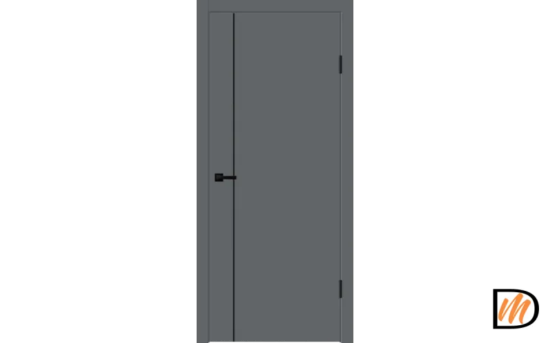 Дверное полотно EMALUX Galant M1 800х2000 цвет Вулкан Левое/Правое VD1300993