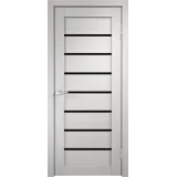 Дверное полотно 3D FLEX UNICA 1 800х2000 цвет Белый стекло Лакобель черное Левое/Правое VD500680