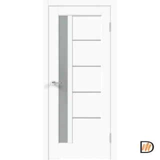 Дверное полотно Экошпон PREMIER 3 700х2000 цвет Белый Эмалит стекло Мателюкс Левое/Правое VD805045