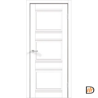 Дверное полотно Экошпон ALTO 3 600х2000 цвет Белый Эмалит Левое/Правое VD810176