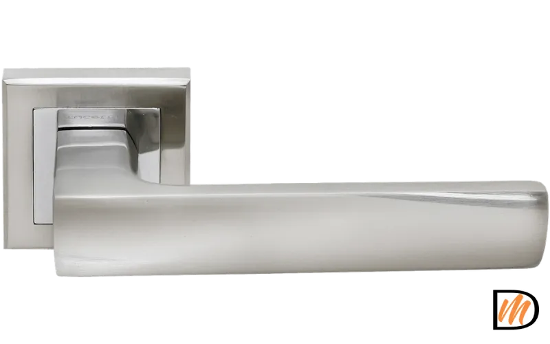 Ручка дверная RAP 14 никель белый/хром  MSK-9010412