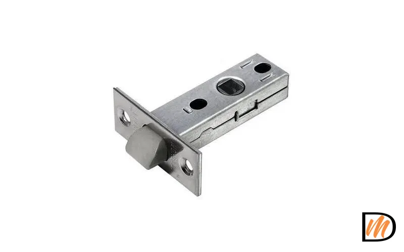 Защелка межкомнатная, с пластиковым язычком LP6-45 никель матовый  MSK-9010490