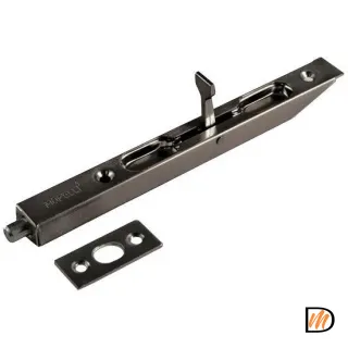 Шпингалет торцевой L160 никель черный  MSK-9011268