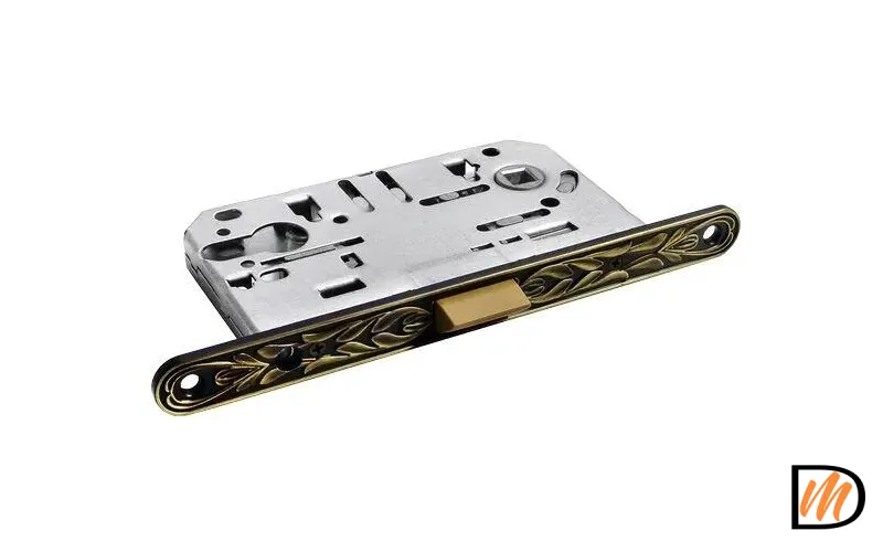 Защелка бесшумная под цилиндр 1885P-U бронза итальянская  MSK-9011893