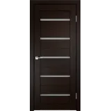 Дверное полотно Экошпон DUPLEX 600х1900 цвет Венге стекло Мателюкс Левое/Правое VD013987