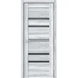 Дверное полотно Экошпон XLINE 6 800х2000 цвет Клён айс стекло Мателюкс Графит Левое/Правое VD016382