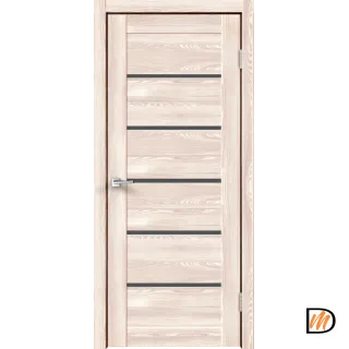 Дверное полотно Экошпон XLINE 15 900х2000 цвет Клён крем стекло Мателюкс Графит Левое/Правое VD017762