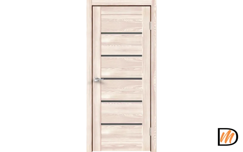 Дверное полотно Экошпон XLINE 15 900х2000 цвет Клён крем стекло Мателюкс Графит Левое/Правое VD017762