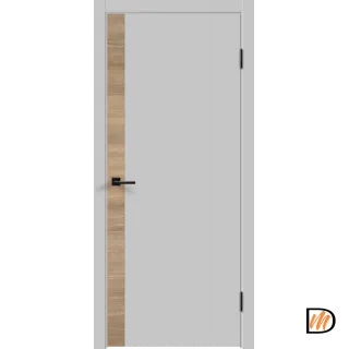 Дверное полотно Экошпон Galant DUO 1 900х2000 цвет Светло-серый Эмалит Левое/Правое VD023270