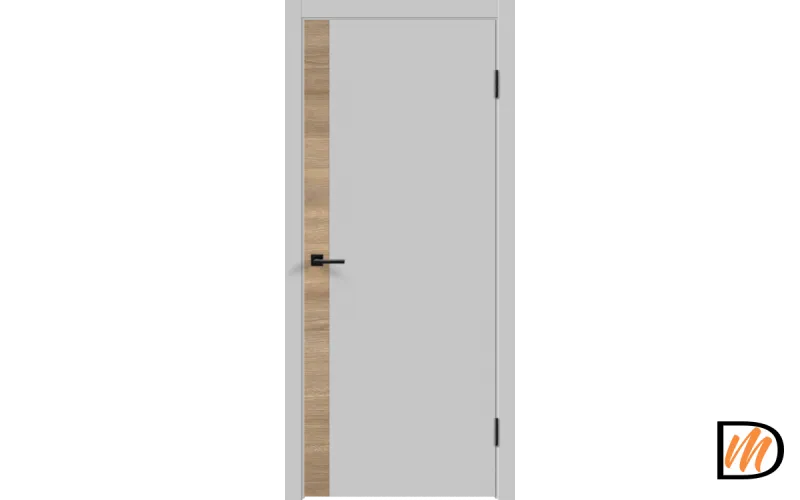 Дверное полотно Экошпон Galant DUO 1 900х2000 цвет Светло-серый Эмалит Левое/Правое VD023270