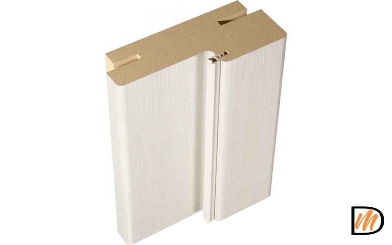 Стойка 80х38 Экошпон цвет Дуб белый  VD063382