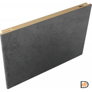 Добор телескопический Экошпон цвет Муар темно-серый 100х 8х2440  VD066376