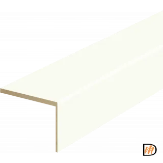 Наличник телескопический L 8мм Экошпон цвет Молочный Эмалит 70х70х2200  VD067207